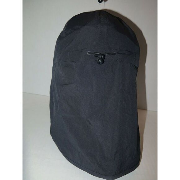 HURLEY Mens Size S/M PROTECT YA NECK Fishing Hunting Hat Black - Picture 5 of 8